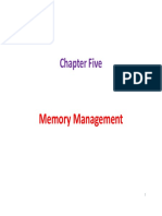 Chapter Five - Memory Managmentp