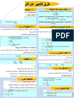 طرق التعبير عن التركيز