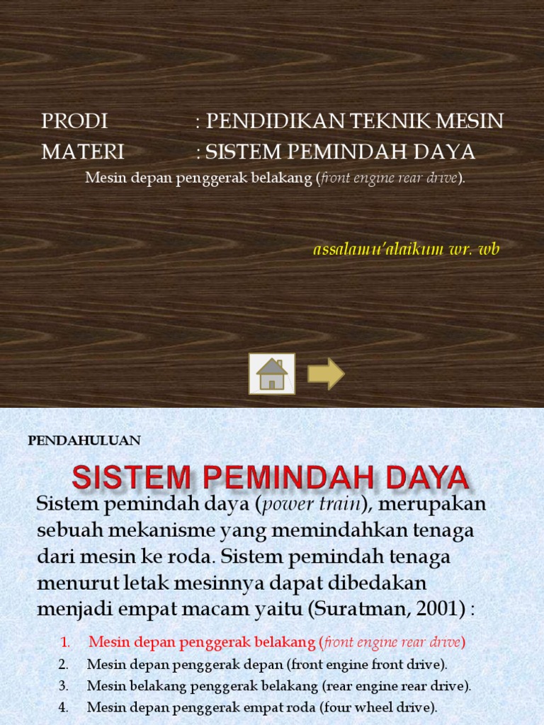 Sistem Pemin transfer Daya Mobil | PDF