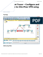 Configure and Verify Site-to-Site IPsec VPN