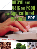 Control and Analysis For Food and Agricultural Products