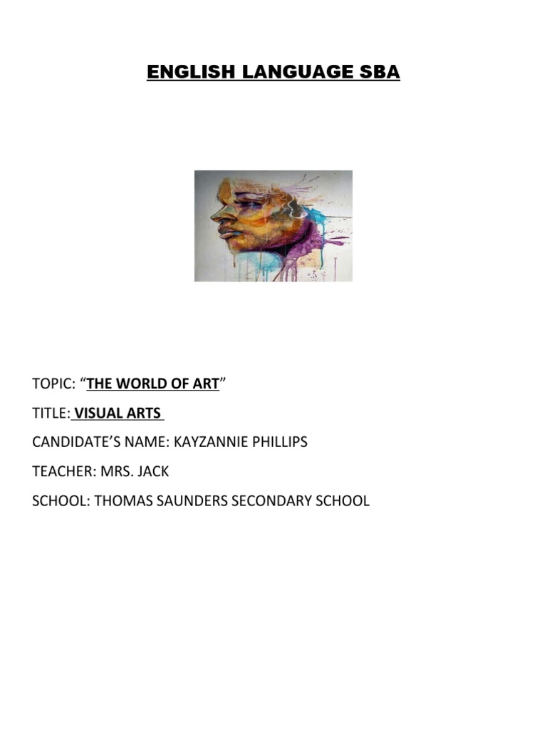 Eng A Sba 1 1 | PDF | Cognition