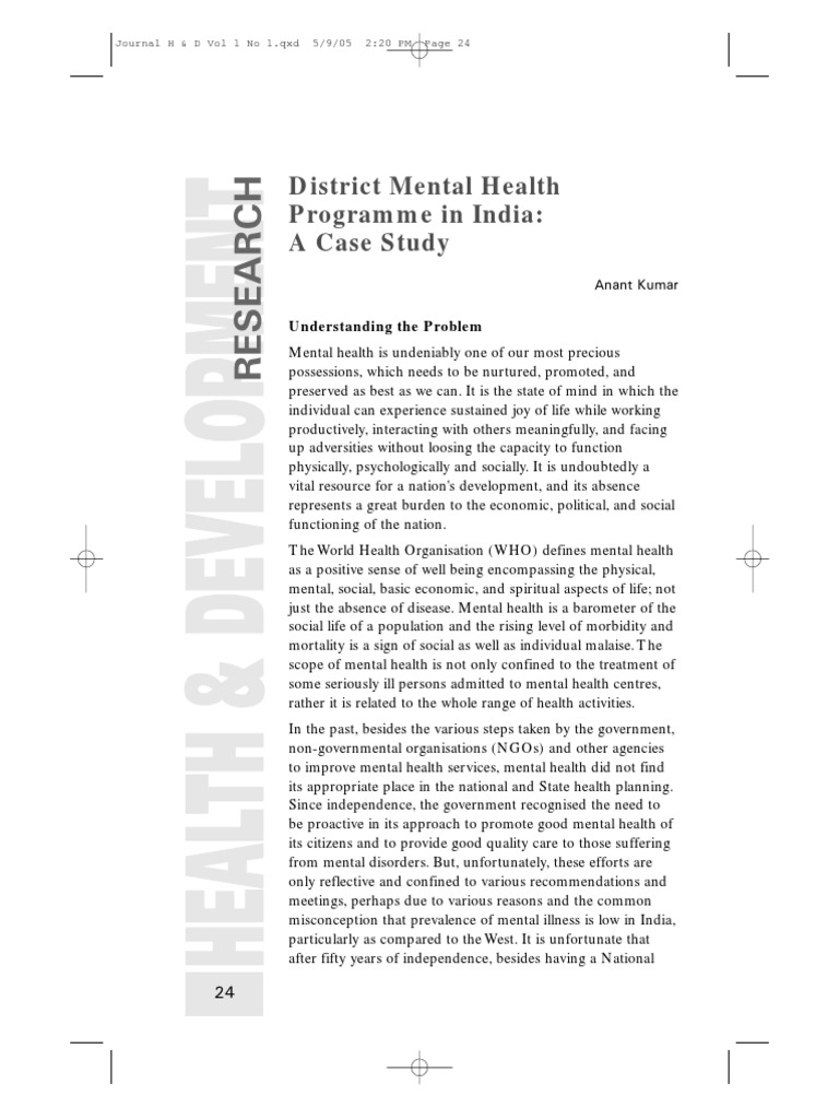 district-mental-health-programme-in-indi-pdf-social-work-health-care