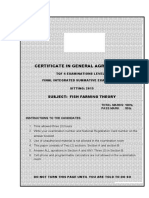 Cert. in General Agriculture - Fish Farming Theory-2 Edited