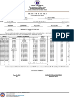 Service Record Template