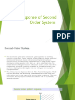 Response of Second Order System and Response To Step Force