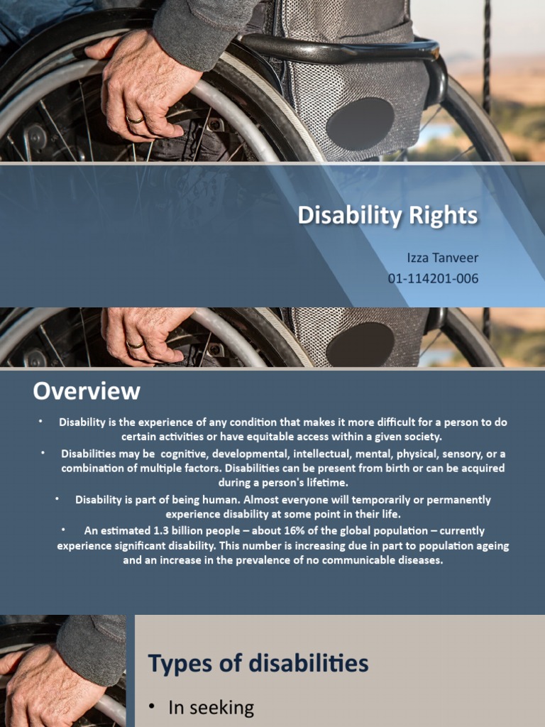 Understanding Disability Rights in Pakistan | PDF