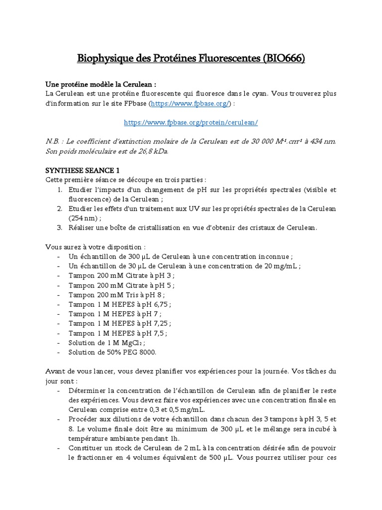 Fiche TP1 | PDF | Solution tampon | Ph