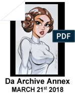 March 21 2018: Da Archive Annex