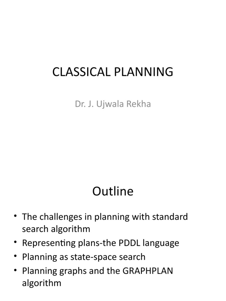 Classical Planning | PDF | Computational Complexity Theory | Algorithms
