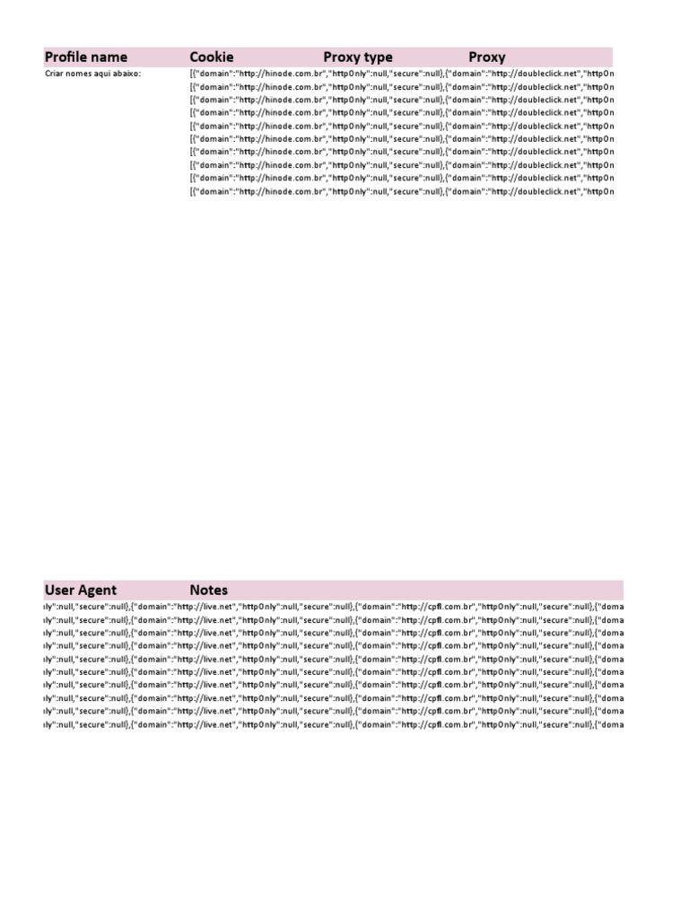 Cookie and Proxy Configuration Guide | PDF | Http Cookie | Internet