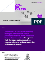 Accenture 2019 Legal Risk Study Financial Services