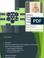 Sensory Processing and Theory of Sensory Integration OCP152