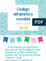 Código Alfabético Vocales Intelecta