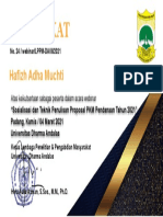E-Sertifikat Webinar Sosialisasi Dan Teknik Penulisan Proposal PKM TH 2021 Hafizh Adha Muchti-1