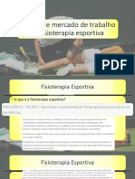 Ok Atuação e Mercado de Trabalho Da Fisioterapia Esportiva