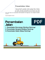 Penambalan Jalan