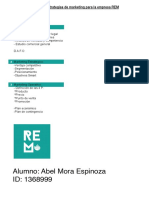 Merketing Plan To REM - Abel Mora