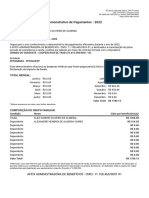 Demonstrativo pagamentos plano saúde 2022