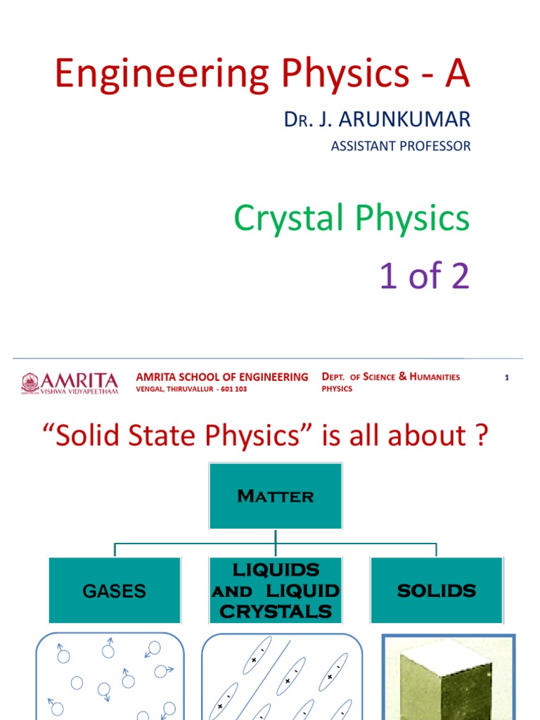 Crystal Physics 1 of 2 PDF