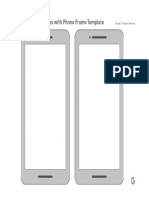 Google UX Design Certificate - Android Wireframes With Phone Frame (Template)