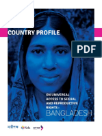 Bangladesh country profile on universal access to sexual and reproductive rights