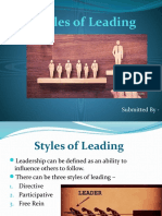 Styles of Leading