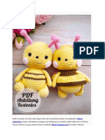 Einfache Biene Amigurumi Anleitung Kostenlos PDF