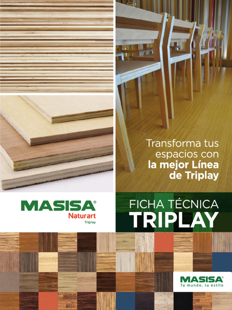 Características y Aplicaciones del Triplay | PDF | Madera contrachapada ...