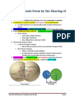 Covalent Bonds Form by Sharing Electrons