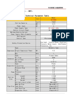 AC-05AS (Cooling Ton: 3RT) : Technical Parameter Table