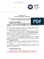 Instructiuni Candidati Admitere 2022