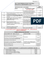 Tarifs Nationaux 2022-2023