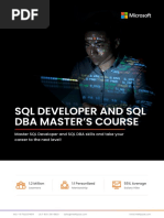 SQL Developer and SQL DBA Training Masters Program