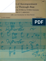 The Art of Accompaniment From A Thorough-Bass As Practiced in The XVII and XVIII Centuries (F. T. Arnold)