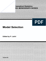 Parhasarathi Lahiri - Model Selection (Lecture Notes Monograph Series, Vol 38) (2002, Inst of Mathematical Statistic) - Libgen - Li