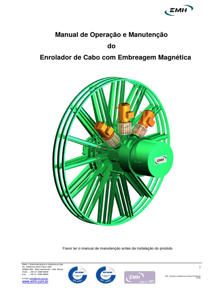 EMH - Manual Enrolador de Cabo Com EM Rev.1 | PDF | Magnetismo | Motores