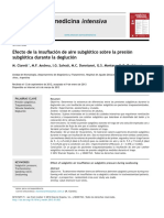 Efecto de La Insuflación de Aire Subglótico Sobre La Presión Subglótica Durante La Deglución