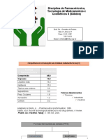 Processos de Obtenção de Comprimidos