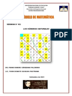 Semana 2 Matemática Sesión 3-4 Numeros Naturales - Divisibilid