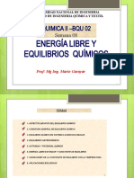 Equilibrio Quimico y Energia Libre