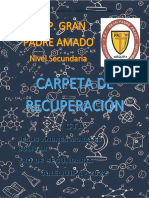 Carpeta de Recuperacion - Cta 1ro Año de Nivel Secundario