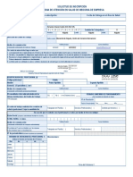 Formulario de Inscripción en El Sistema de Atención en Salud de Medicna de Empresa (2019)