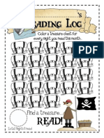 Pirate Reading Log