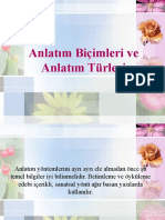 Hafta Anlatım Biçimleri 1