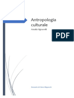 Antropologia Culturale - Riassunto