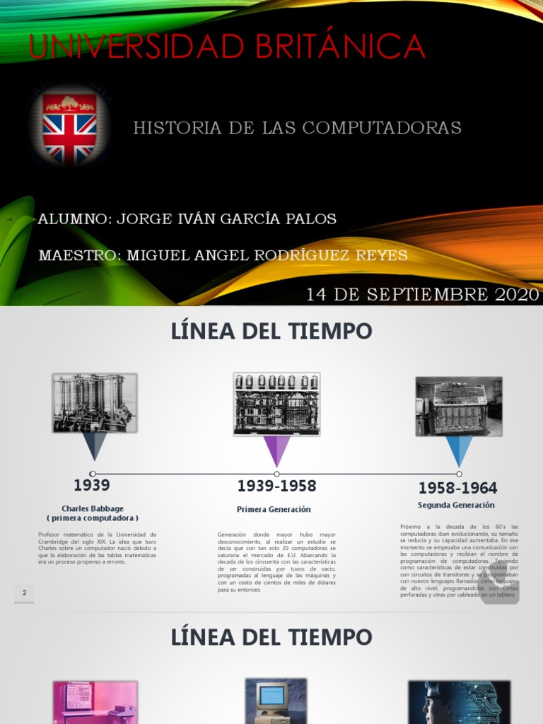 Línea del Tiempo de las Computadoras | PDF | Informática | Apple Inc.