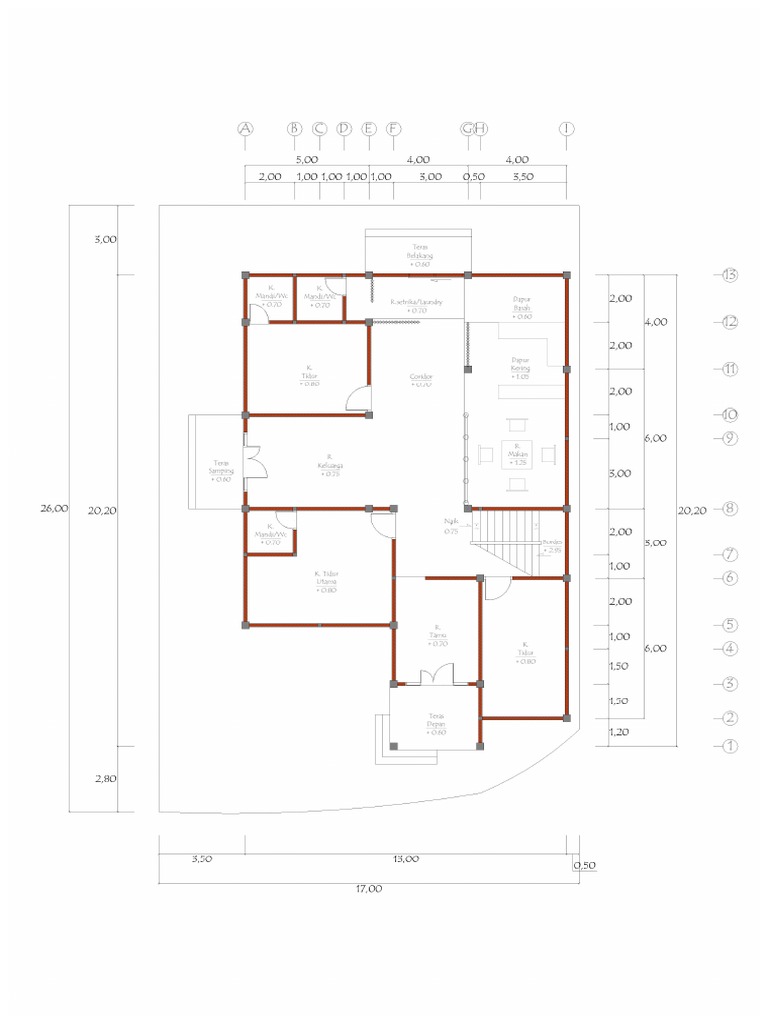 Denah Model 2 | PDF
