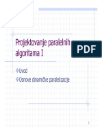 P3 Projektovanje Paralelnih Algoritama 1 - 0