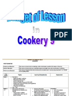 Budget of Work Cookery 9 Version 2